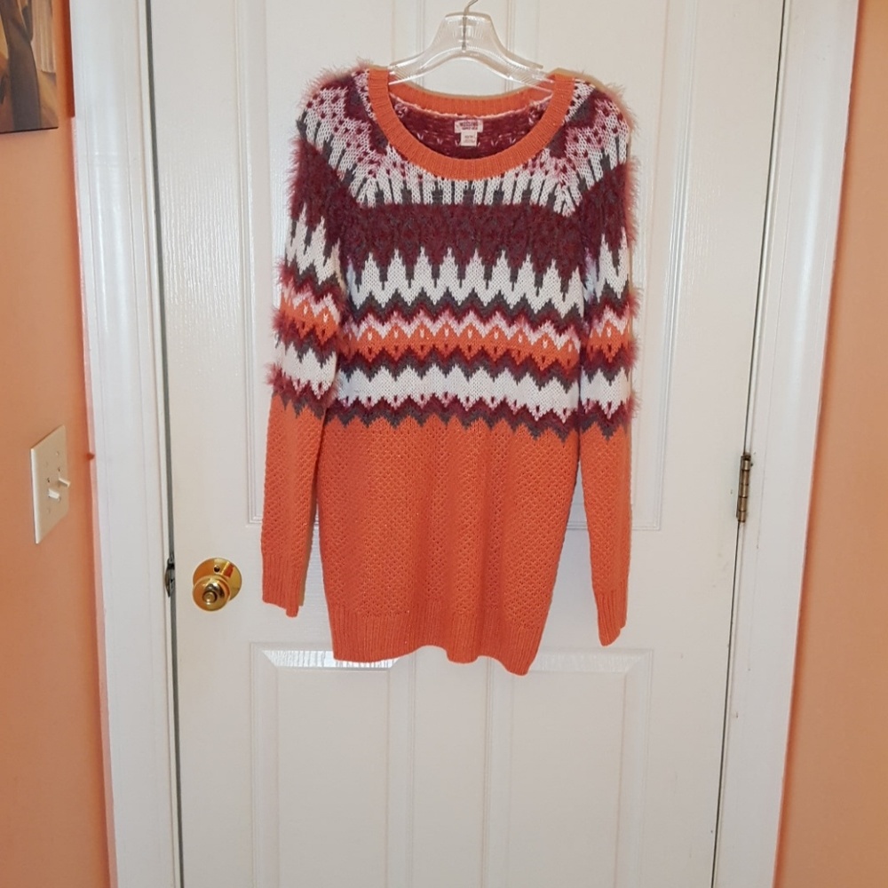 Zig-zag Print Sweater